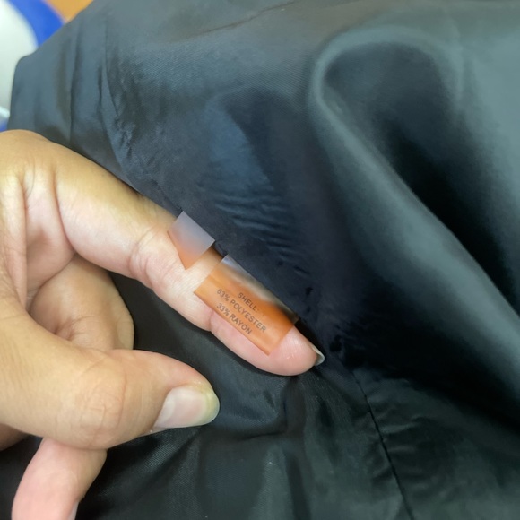 Calvin Klein Black Buckle Front Knee Length Pencil Skirt - Picture 3 of 7